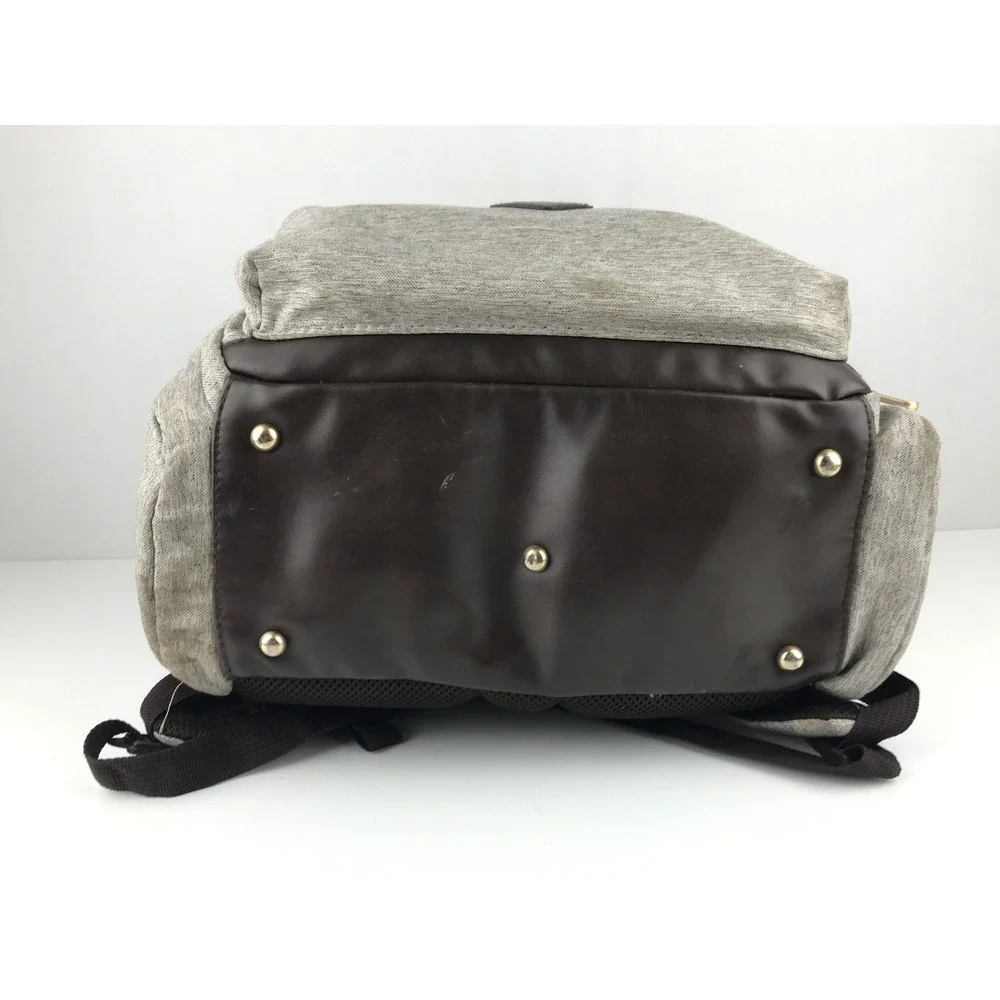 Ergobaby Babyboom Diaper Backpack‎ Gray Insulated Pockets Travel Bag
